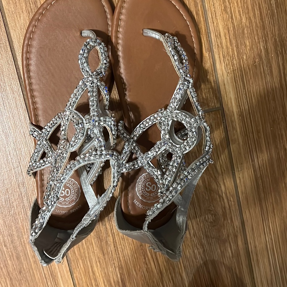Glitter Sandals. Size 5. Worn once